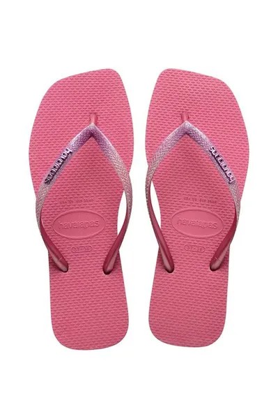 Шлепанцы SQUARE GLITTER Havaianas, розовый