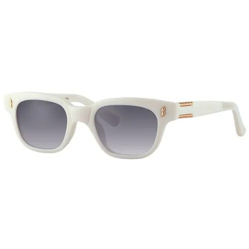 Солнцезащитные очки Agent Provocateur, вайфареры, оправа: пластик, для женщин, белый