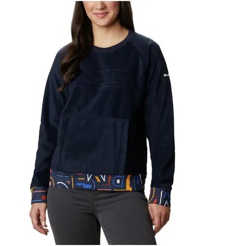 Джемпер COLUMBIA Exploration™ Fleece Crew женский,цвет синий, размер XS