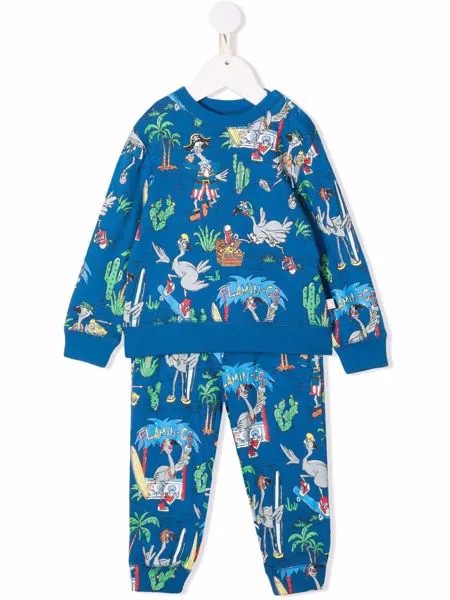 Stella McCartney Kids флисовый спортивный костюм