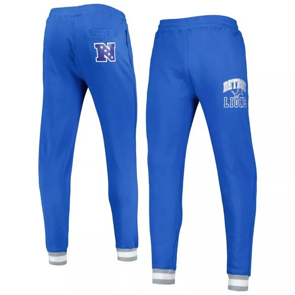 Мужские синие флисовые спортивные брюки Detroit Lions Blitz Starter