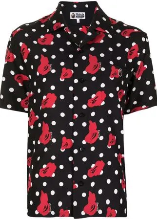 A BATHING APE® рубашка в горох