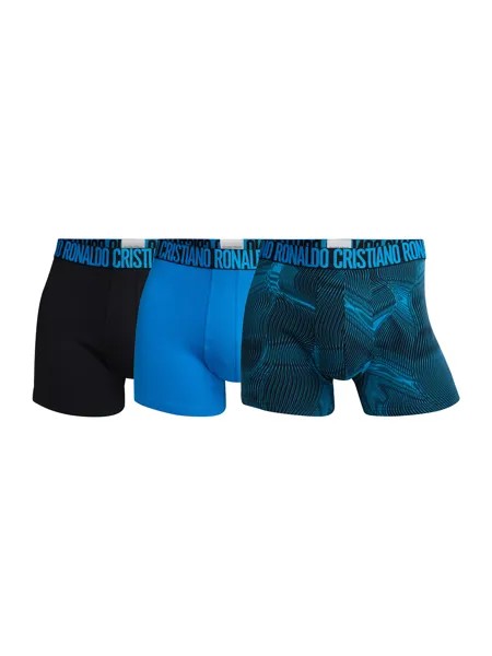 Боксеры CR7 Retro Boxer Basic Print, темно-синий