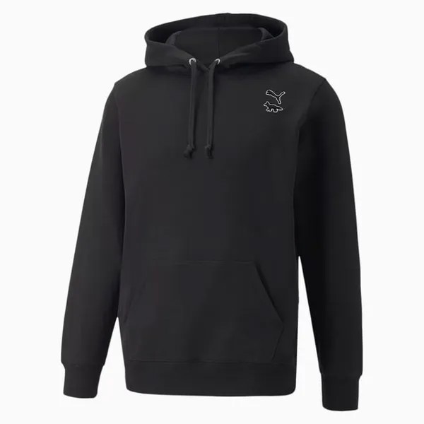 Черный мужской пуловер с длинными рукавами X maison kitsune 532325 01 Puma, черный