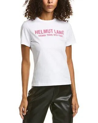 Женская футболка с логотипом Helmut Lang
