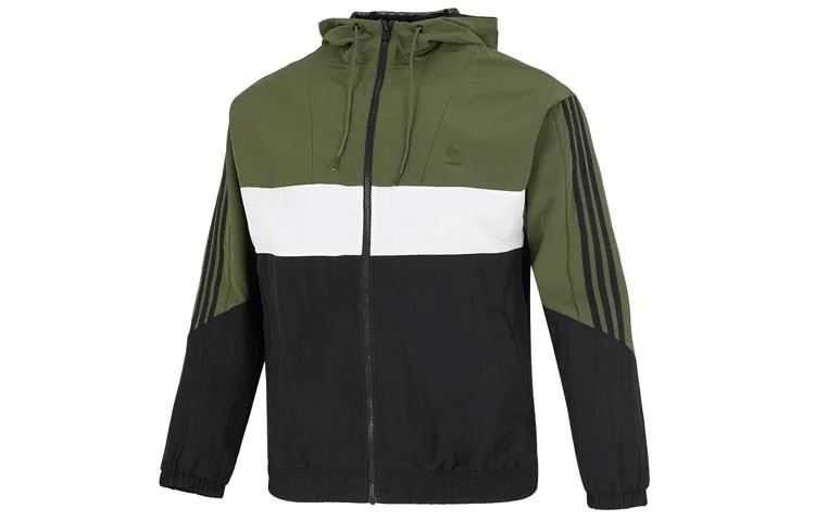 Куртка мужская армейский зеленый Adidas Neo, зеленый