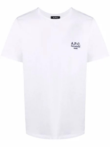 A.P.C. футболка с логотипом