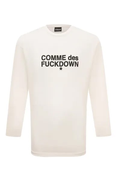 Хлопковый лонгслив Comme des Fuckdown