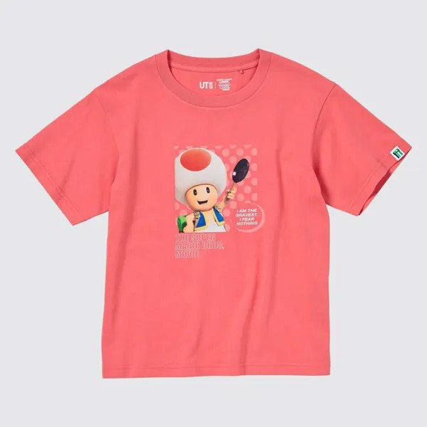 UNIQLO KIDS МАРИО ФИЛЬМ UT (Футболка с рисунком и коротким рукавом)