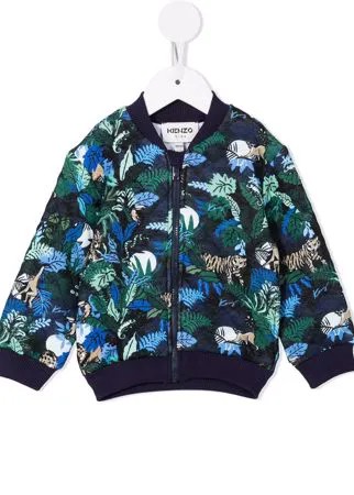 Kenzo Kids бомбер с принтом