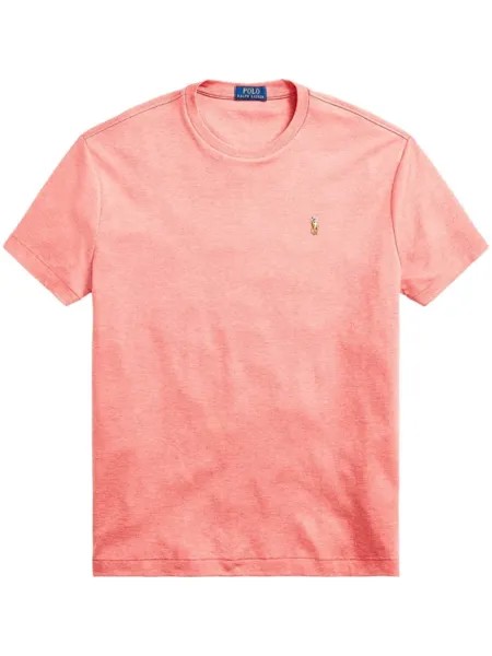 Polo Ralph Lauren футболка с вышитым логотипом, красный