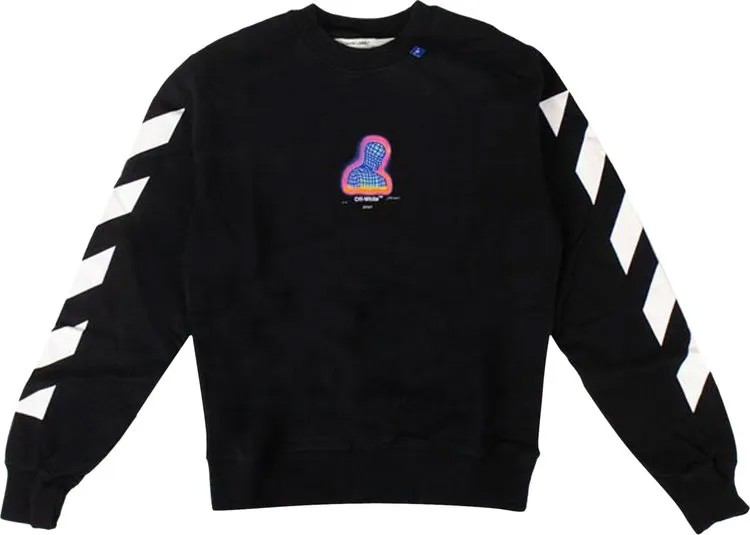 Толстовка Off-White Thermo Men Sweatshirt 'Black', черный