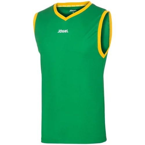 Майка баскетбольная Jogel Jbt-1020-034, зеленый/желтый (L)