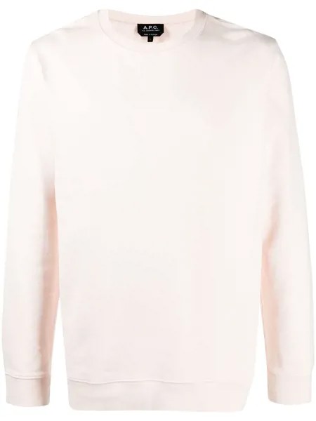 A.P.C. толстовка с отделкой в рубчик