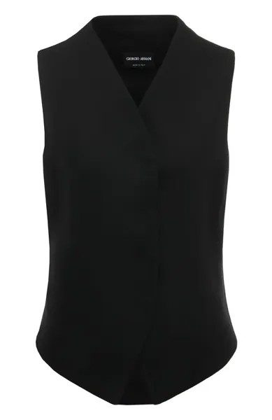 Жилет из шерсти и кашемира Giorgio Armani