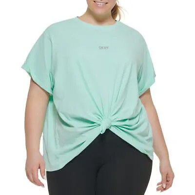 Женская футболка DKNY Sport, пуловер для фитнеса и тренировок Athletic Plus BHFO 9778