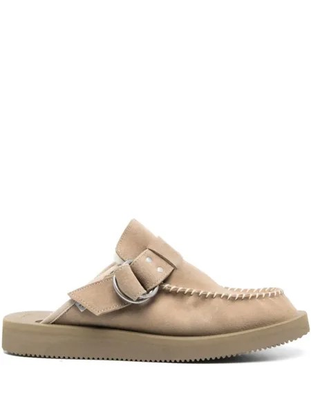 Suicoke слиперы Lemi-Mab с подкладкой из овчины, серый