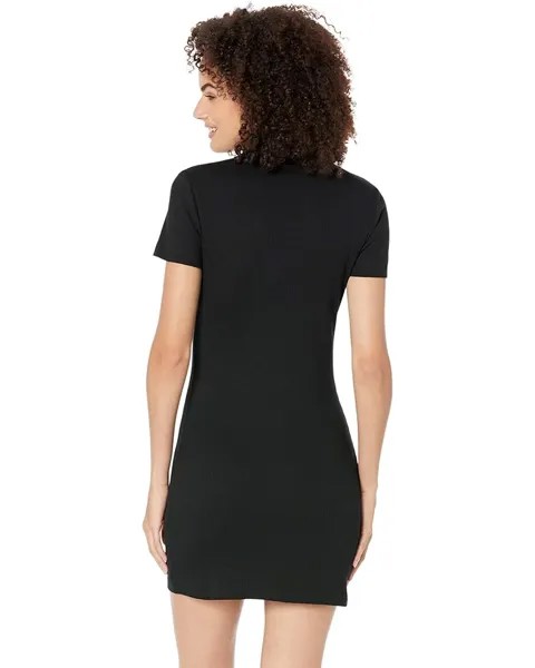 Платье PUMA Classics Ribbed Tee Dress, цвет Puma Black