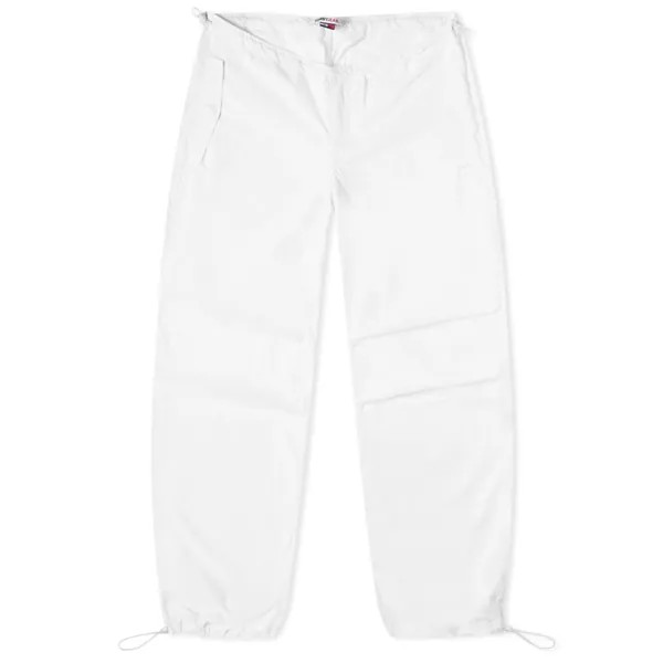 Ветровые брюки Tommy Jeans, белый