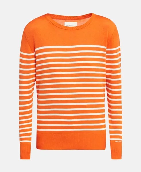 Джемпер с длинными рукавами Gant, цвет Pumpkin Orange