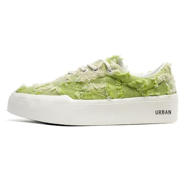 Кроссовки URBAN AUTHENTIC Skateboarding Shoes Unisex Low-top, зеленый