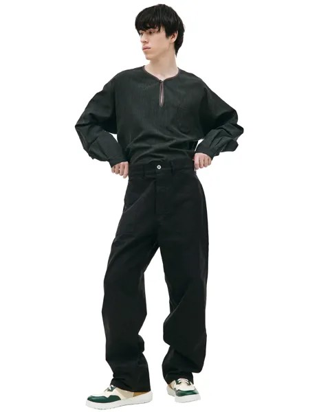 Черные брюки Carpenter с накладными карманами