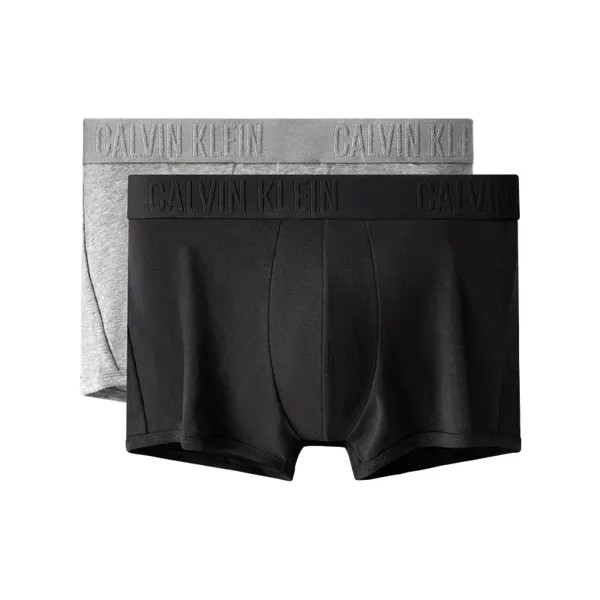 Трусы-боксеры мужские Calvin Klein, черный / серый