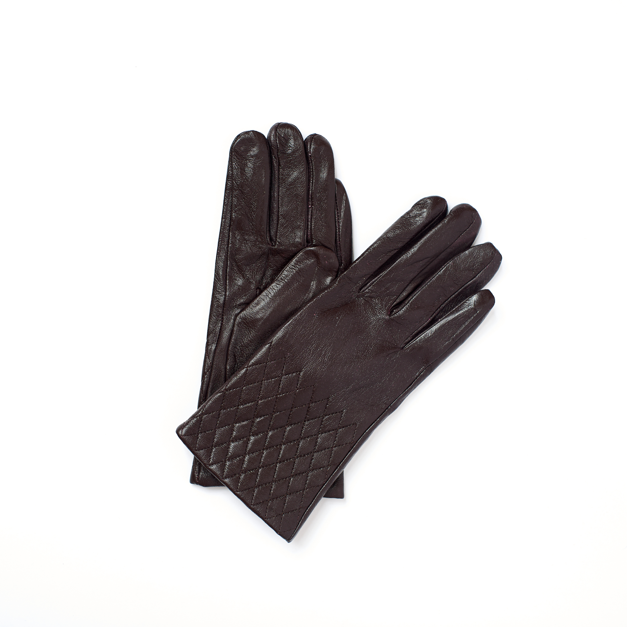 Перчатки женские Albertini 010KL-17 коричневые р.7.5