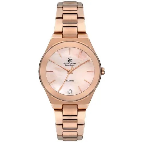 Наручные часы Beverly Hills Polo Club Часы Beverly Hills Polo Club BP3229X.410, золотой, розовый