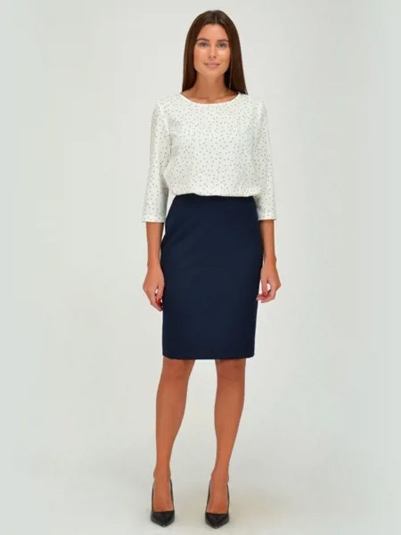 Юбка женская 1001dress VI00095BK синяя 58