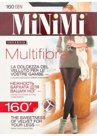 Колготки MiNiMi Multifibra 160 den, размер 4-L, nero (черный)