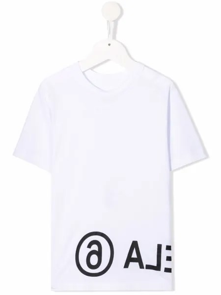 MM6 Maison Margiela Kids футболка с логотипом