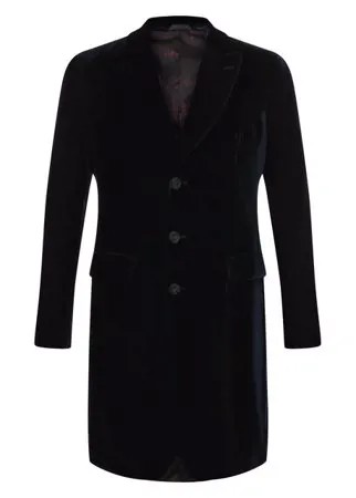 Однобортное пальто из вискозы Giorgio Armani
