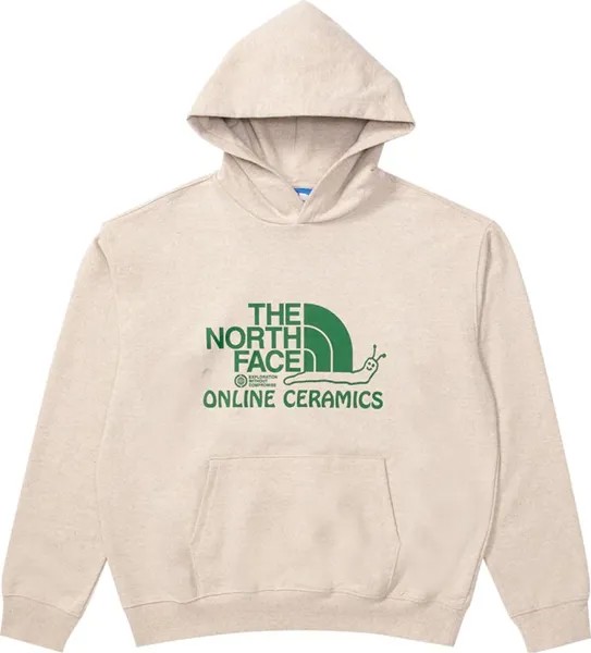 Худи The North Face x Online Ceramics Graphic Hoodie 'White Regrind', кремовый