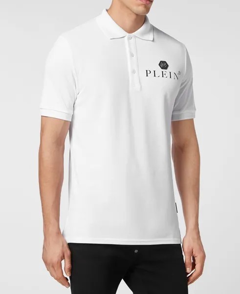 Рубашка поло Philipp Plein, белый