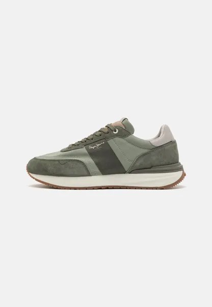 Низкие кроссовки Buster Pepe Jeans, цвет khaki green