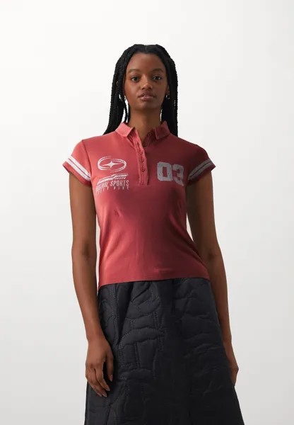 Поло RETRO  BDG Urban Outfitters, красный