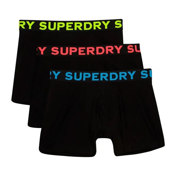 Боксеры Superdry 3 шт, черный