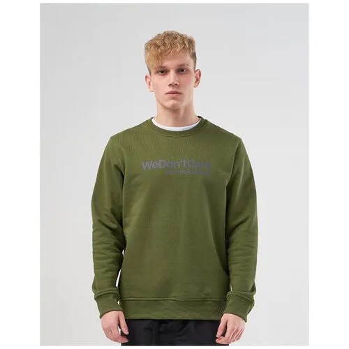 Толстовка We Don’t Care Basic Logo Sweatshirt Khaki