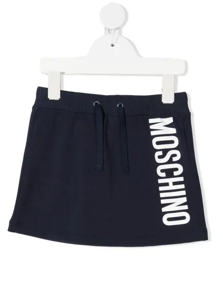 Moschino Kids юбка с логотипом