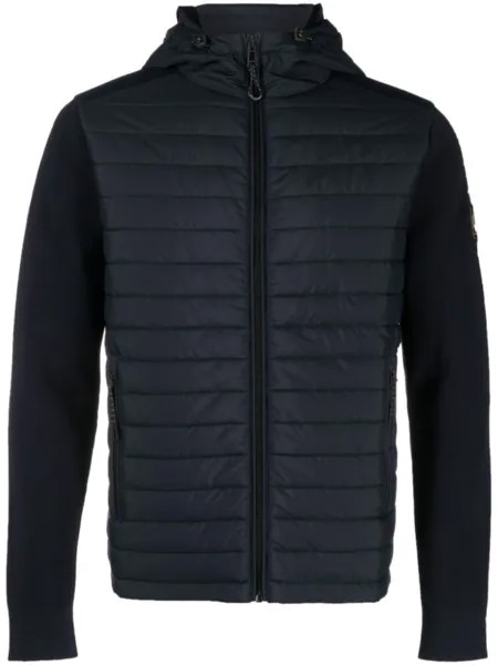 Belstaff дутый кардиган с капюшоном, синий