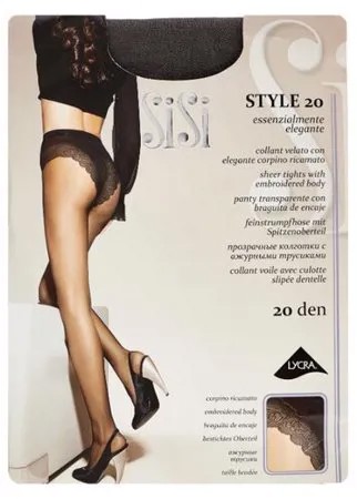 Колготки Sisi Style 20 den, размер 5-MAXI XL, grafite (серый)
