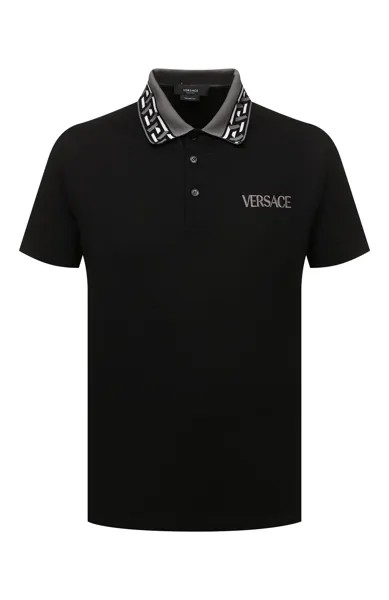 Хлопковое поло Versace