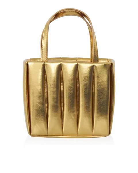 Золотистая сумка THE MOIRe
