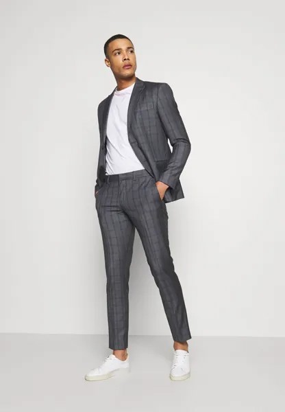 Костюм CHECK SUIT Isaac Dewhirst, цвет grey