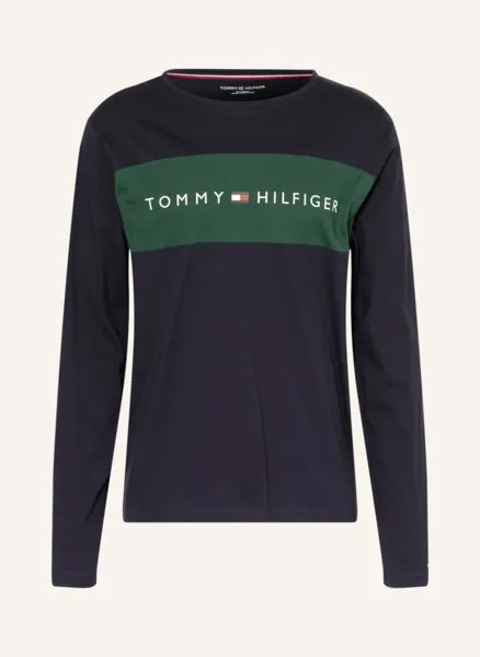 Лонгслив домашний мужская Tommy Hilfiger 1001193834 синяя S (доставка из-за рубежа)