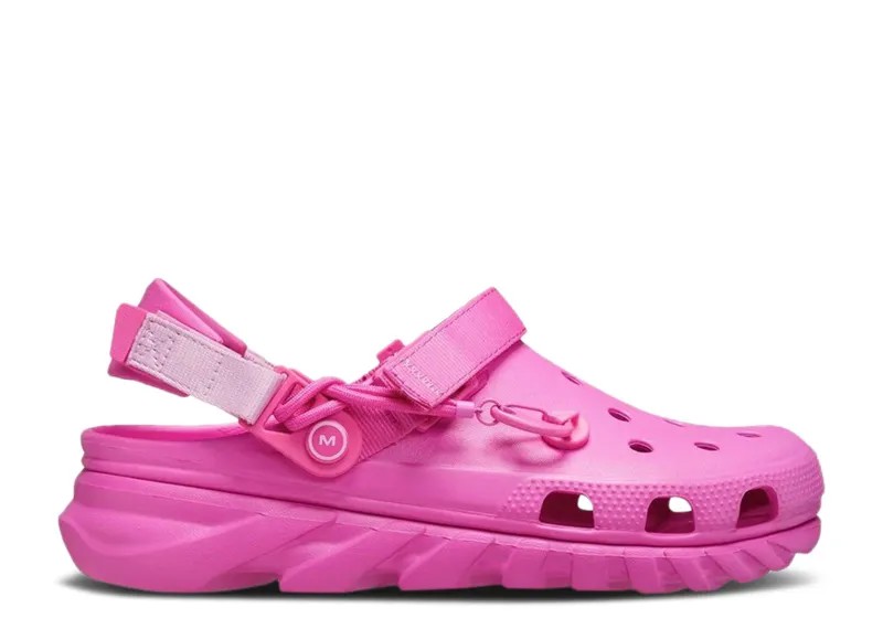 Кроссовки Crocs Post Malone X Duet Max Clog 'Electric Pink', розовый