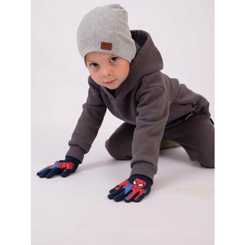 Перчатки , размер 4-6 лет, белый, красный