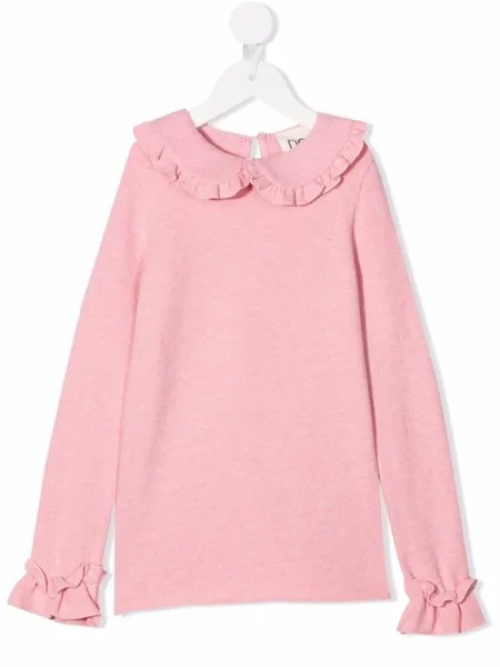 Douuod Kids трикотажный топ с оборками