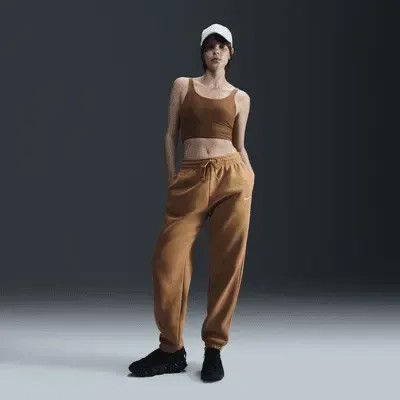 Спортивные брюки Nike Sportswear Phoenix Fleece, цвет Flax/Sail
